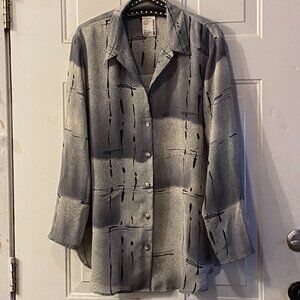 NWT Merien Hall Sz 18 (XL) Women 1-Piece Twin Set Womens Shirt Tunic Long Sleeve